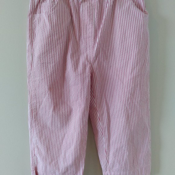 Quacker Factory Seersucker Striped Capris - Picture 4 of 7
